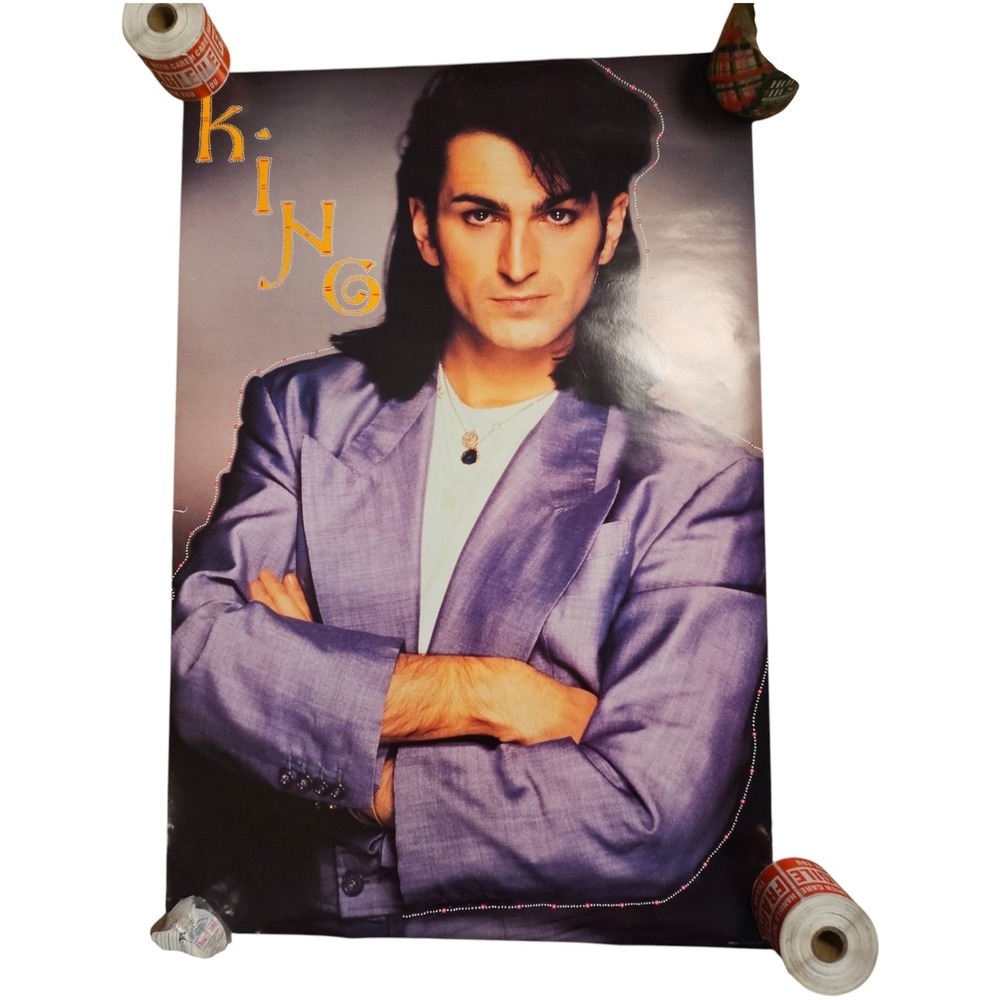 King Paul King‎ Bitter Sweet 23x35 Vintage 1986 Promo Poster CBS Records Pop - Picture 8 of 8